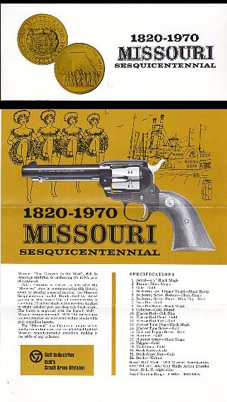 1970 \"Missouri Sesquicentennial\" Mailer